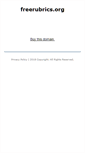 Mobile Screenshot of freerubrics.org