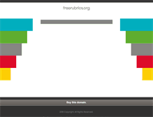 Tablet Screenshot of freerubrics.org